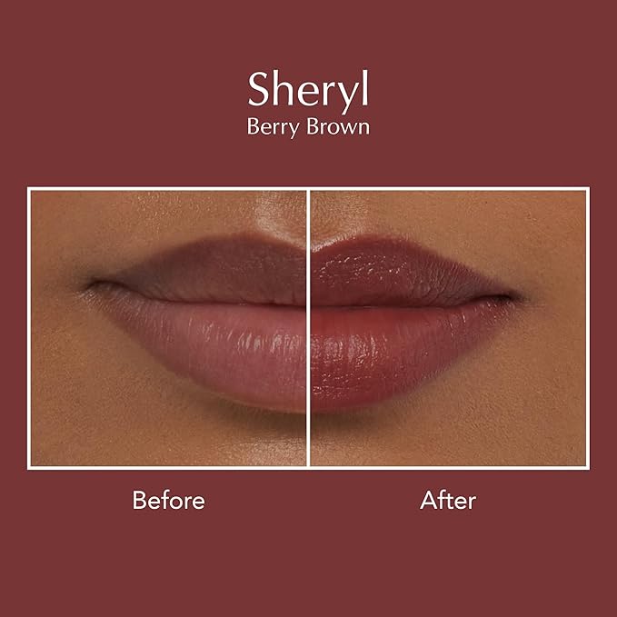 Thrive Causemetics Impact-FULL Smoothing Lipstick, Moisturizing Lip Makeup Essential with Vitamin E, Lightweight Creamy Lipstick for Women, Long Lasting, Vegan, Shade Sheryl (Berry Brown)