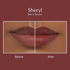 Thrive Causemetics Impact-FULL Smoothing Lipstick, Moisturizing Lip Makeup Essential with Vitamin E, Lightweight Creamy Lipstick for Women, Long Lasting, Vegan, Shade Sheryl (Berry Brown)