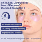 DIAMOND GAZE Firming Hydrogel Eye Patches 28 Pairs, 5-Min Retinol & Niacinamide Eye Masks to Smooth and Brighten, Reduce Fine Lines & Dark Circles, Relaxing Gifts for Her Holiday Set