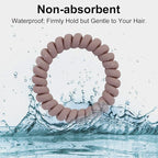 JessLab Spiral Hair Ties for Women, 10-Pack Traceless No-Damage Ponytail Holders, Coils Hair Bands for Girls, Assorted Colors