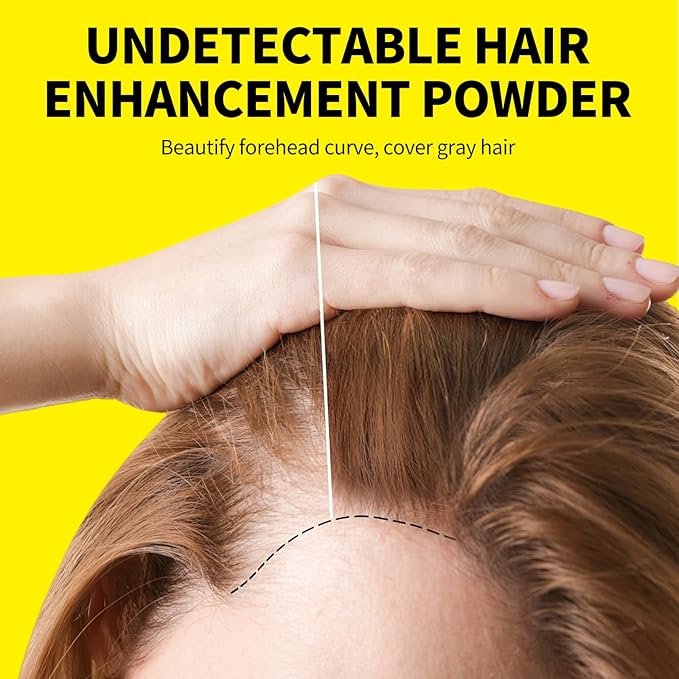 SEVICH Root Touch Up Hair Color Powder with Mirror & Brush – Instant Gray Hair Cover Up, Waterproof Sweatproof Formula, Natural Finish for Hairline & Bald Spot, 48H Long Lasting, Med Brown