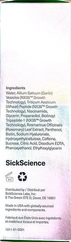 SickScience PowerCycle Exosome Hair Growth Serum - Clinically Advanced Scalp Treatment for Thinning Hair, Hair Loss Prevention & Regrowth - Lightweight Formula for Women & Men, Without Minoxidil, 60mL