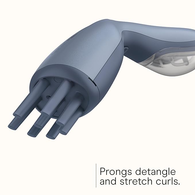 Infiniti PRO CONAIR Steam Therapy Hair Steamer, Portable Hair Steamer with 7" Diffuser Attachment, 30-Second Heat-Up, Penetrating Steam Helps Detangle, Reshape, and Volumize Curls, Blue