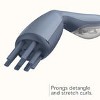 Infiniti PRO CONAIR Steam Therapy Hair Steamer, Portable Hair Steamer with 7" Diffuser Attachment, 30-Second Heat-Up, Penetrating Steam Helps Detangle, Reshape, and Volumize Curls, Blue