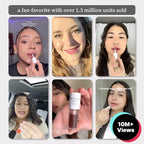 NOONI Korean Lip Oil Set - Applecherry & Appleplum | Long-Lasting, Moisturizing, Plumping, Revitalizing for Dry Lips, Waterproof, No Peel Off, Stocking Stuffers, 0.12 FL Oz x 2ea