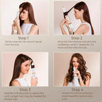 5 in 1 Blow Dryer Brush, Upgrade Hair Dryer Brush Air Curler Air Curling Wrap Styler, Detachable Hot Air Brush Negative Ion Curling Brush Iron, Hair Styling Tools for Drying Curling Straightening