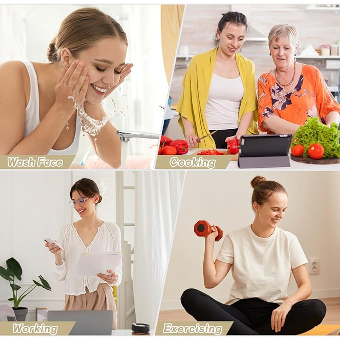 obeoby 100PCS Hair Ties for Thick Hair, Seamless Nylon Elastic Ponytail Holders, Bulk Black Hair Bands & Elastics for Women Girls