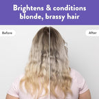Ethique Brightening Purple Sulfate Free Solid Conditioner Bar for Blonde and Silver Hair -Tone It Down - Vegan, Eco-Friendly, Plastic-Free, Cruelty-Free, 2.12 oz (Pack of 1)