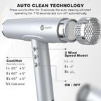 slopehill Hair Dryer - Professional Ionic Hairdryer, High-Speed Blow Dryer for Fast Drying, Home & Salon & Travel, Low Noise, Lightweight Compact Ceramic Blowdryer