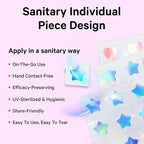 Sosky Hologram Pimple Patches for Face, Hydrocolloid Acne Patches with Salicylic Acid, Cute Star Zit Stickers,Colorful Blemish Covers,48 Count Pink Heart Flower