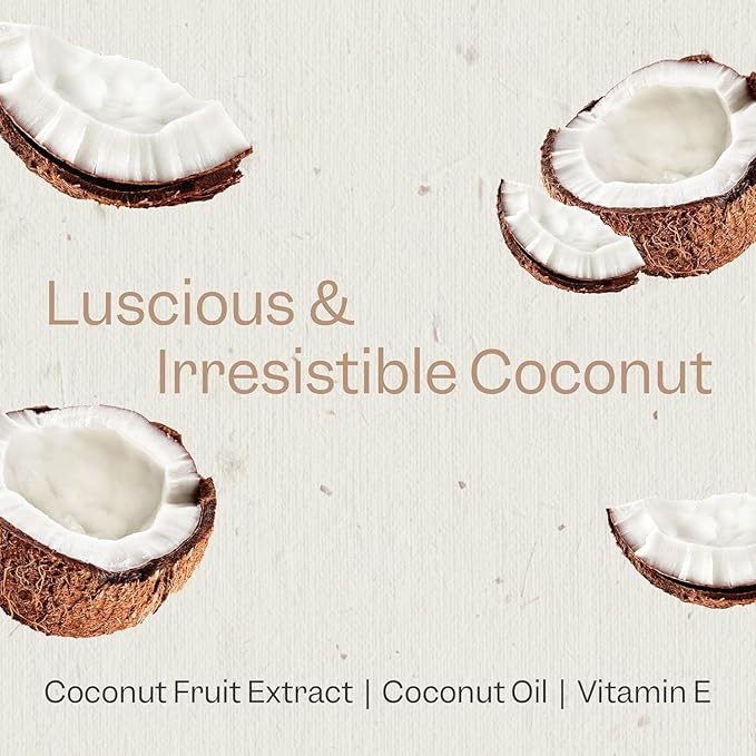 Renpure Coconut & Vitamin E Shampoo & Conditioner Set, Plant-Based – Nourishes & Seals In Moisture For Soft, Healthy Hair – For Dry, Lifeless Hair – Coconut Oil & Vitamin E - 24 Fl Oz each, 2 Pack