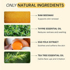 MyMagicHealer Thyme & Tea Tree Flare Care | Ingrown Hair, Razor Bumps, Cystic Acne, Blind Pimples, Bartholin, Pilonidal Cysts | Folliculitis Cure | Piercing Care w/Egg Yolk Extract & Tea Tree 2 oz