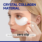 Peptide Jojoba Under Eye Patches, Firming Eye Patches Instant Reduces Dark Circles and Puffiness, Collagen Under Eye Mask for Bags Treatment, Wrinkles, 60 Pcs for Women