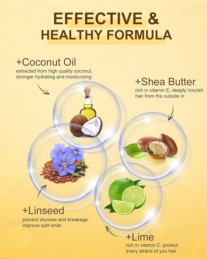 Samnyte Styling Cream, Non-greasy Travel Size Smoothing Cream for Women & Kids, Fragrance-Free Flyaway Control for Frizz & Baby Hair, Styling Products for Slick Back, Bun, Ponytail, Braiding