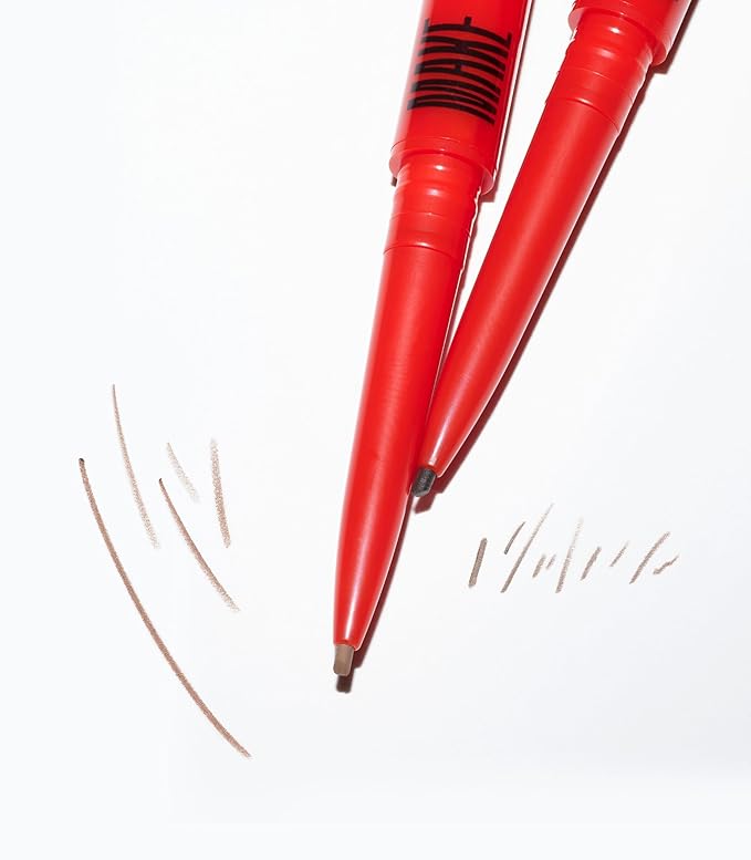 MAKE Beauty Nano Brow, Micro Eyebrow Pencil. Long-Lasting Smudgeproof Eye Brow Makeup for Hairlike Lines. Precision Liner for Natural-Looking Eyebrows - Shade, Warm Brown