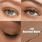 evpct Nude Brown Matte Cream Eye Shadow Sticks Brightener Pencils for Women, Nude Silky Eyeshadow Applicator Stick Pen Waterproof, Blendable Crease-Proof Stick Eyeshadow Matte Eye Makeup 61