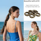 Large Stretch Thick Hair Ties for All Hair Types Seamless Hair Ponies Elastics Ponytail Holders Hair Scrunchies for Thick Hair Hair Accessories Women Girls 12-Pack