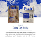 Fazit Makeup Patches - Blue Speckles - Glow Up Make-Up Patches - Cute Glitter Makeup Accessories for Women - Cosmetic Glitter for Face