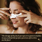 24pcs Glitter Freckles Makeup Patches-Gold-Face Speckle, Sparkle Speckles Patches for Women, Cute Golden Fake Freckles, Glitter Freckle Face Tattoo, Accessories for Musical Festival