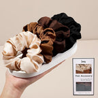 Hair Scrunchies for Women - Hair Ties No Damage Both for Thick Hair or Thin Hair Curl Hair No Crease Scrunchies Ponytail Holder No Hurt Your Hair