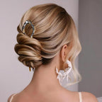 4 Pcs French Hair Pin Color Mixing French Hair Pins for Women French U Shaped Prestiges Hairpin for Thin Thick Hair Women Vintage Hairstyle Accessories