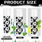24 Pcs Soccer Lip Balm Soccer Team Gifts Soccer Party Favors Soccer Lip Balm Gift for Soccer Team Soccer Party Guest Supplies
