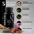 Vita Hair (Micronized Formula) Growth & Hair Loss Supplement – 100% Natural for Healthier Hair – Supports Hair Growth, Reduces Hair Loss, and Combats Graying for Men & Women – 300 Capsules