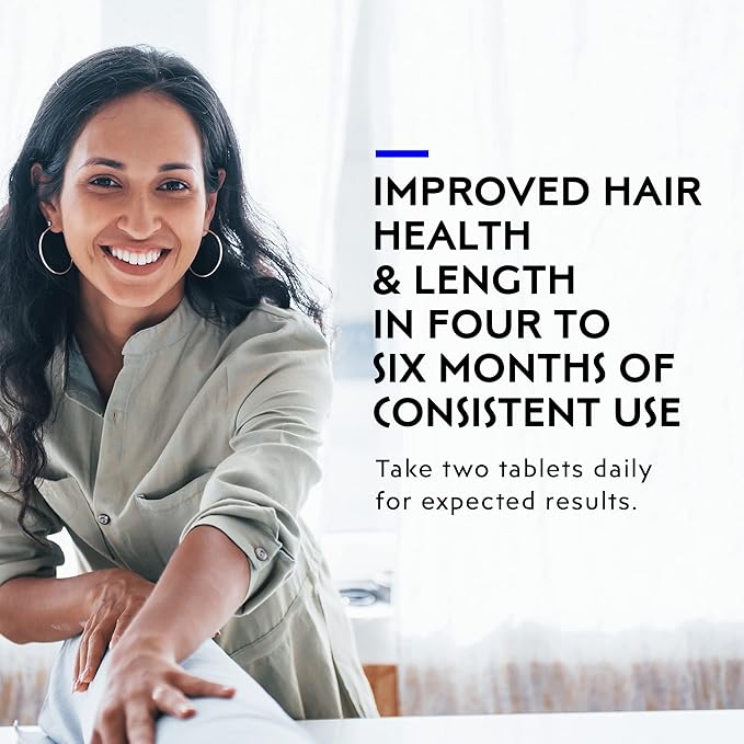 Elon R3 Extra Strength for Hair Growth - Supplements for Women to Grow Thicker, Fuller Hair, Advanced Formula with 5000 mcg Biotin Per Serving and Collagen, 60 Count (Pack of 2)