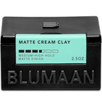 BLUMAAN Matte Cream Clay - High Hold Matte Finish - Versatile, Easy To Apply, Weightless Control, Nourishing and Cleansing Hair Care Essential with Natural Ingredients - 71 ml/2.5 oz