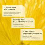 CLIV Vita C Brightening Ampoule Facial Serum | 85% Lemon Water | Skin Dullness Treatment | Vitamin Skincare |Skin Refreshing Serum | Korean Skincare (1.01 fl oz, 30ml)