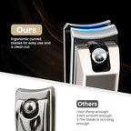 2 Pack Nail Clippers Set - Stainless Steel Fingernail & Toenail Clippers, Sharp Nail Trimmers for Men Women Adult