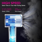 Hair Dryer Brush, webeauty 5 in 1 One Step Professional Hot Air Brush Set for Fast Drying, Curling Drying, Straightening Combing, Hair Styler [Ceramic Coating] [Negative Ion] 110000 RPM (Red)