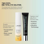 Dr. Brandt Bye Bye Dark Circles Duo - Includes No More Baggage (0.5 oz) & Bright This Way 24/7 Retinol Eye Cream (0.5 fl oz)