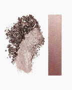 MAKE Beauty Multi-Chromatic Eye Shadow. Metal Reflecting Luminous Foil Finish Creamy, Buildable, Dimensional Long-wear, Crease-proof Powder Eyeshadow, Multichrome Shade - Quartz, Taupe