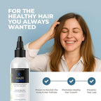 HAIRMETTO Saw Palmetto Extract Serum for Hair Loss, Hair Growth Serum with Stinging Nettle, Rosemary Oils and Peppermint Scent, Hair Serum for Men and Women - 4oz (118ml)