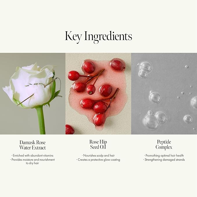 ANILLO Rosy Night Vegan Hair Perfume Long-Lasting Floral Musky Scented with Damask Rose Extract, Rosehip Oil, Peptide Complex for All Hair Type, Free of Silicone & Parabens (3.38 fl. Oz)