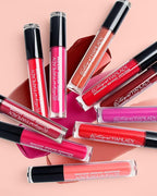 Black Lipstick Matte Liquid Lipstick Long Lasting for Women Smudgeproof Lipsticks Color Stay Dark Black Lipsticks Vegan Cruelty-Free Lip Gloss (911 Black Rose)