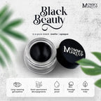 Mommy Makeup Waterproof Stay Put Gel Eyeliner Pot with Micropigments - Smudge-Proof, Long Lasting, Highly Pigmented Cream Eye Liner, 0.14 oz (Black Beauty)