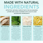 Natures Aid Volumizing Natural Rice Water Shampoo (Unscented)