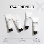 MARLOWE. Travel Essentials Kit, No. 103 Body Wash, No. 002 Body Lotion, No. 122 Facial Scrub & No. 123 Facial Moisturizer, Hydrating, Exfoliating & Nourishing Skin Care Set for All Skin Types