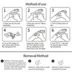 Day of the Dead Luminous Halloween Temporary Tattoo, 125PCS Waterproof Fake Face Tattoos, Body Stickers Decorations Glow in the Dark, Makeup Party Favors Supplies Decor