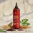 Botanic Hearth Hair Oil for Hair Growth | Strengthening Dry, Frizzy, Damaged Hair & Scalp Treatment | No Parabens or Harmful Sulfates | All Hair Types | Korean Ginseng Hair Oil - 6.7 Fl Oz