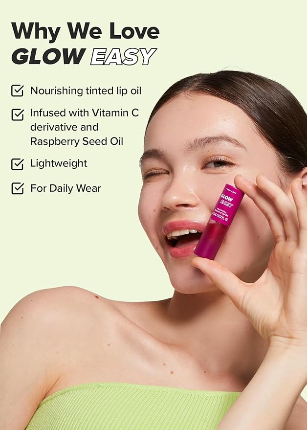 I DEW CARE Vitamin Eye Cream & Lip Oil set - 2 To Glow | Facial Treatment, Gift Box Included, Glass Skin Look, Korean Skincare, Nourishing, Dark Circles Reducer, Treatment with Hyaluronic Acid