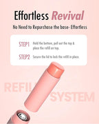 KAHI Wrinkle Bounce Multi Balm - REFILLABLE EDITION + Refill Kit | All-in-One Hydrating Lip Balm Eye Neck Cream Make Up Base & Face Mist Moisture Balm Stick Daily Face Moisturizer (0.32 oz)