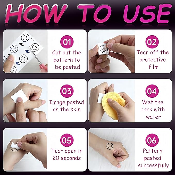 Face Glitter Makeup Patches, Face Glitter Freckles Face Tattoo, Sparkle Freckles Temporary Tattoo, Hot Pink Face Speckles Patches, Sweatproof Waterproof Fake Freckles for Women 6 Sheets