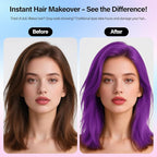 Temporary Hair Color Spray For Kids Women Men, Washable Hair Color Wax Dye For Cosplay Party DIY, Christmas Party, Halloween Crazy Hair Day (Purple, 4.06 oz)