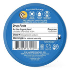 Badger Reef Safe Sunscreen Tin, Unscented SPF 40 Sport Mineral Sunscreen, 98% Organic, 80min Water Resistant Travel Size Hawaii Approved, 2.4 oz Tin, 2-Pack