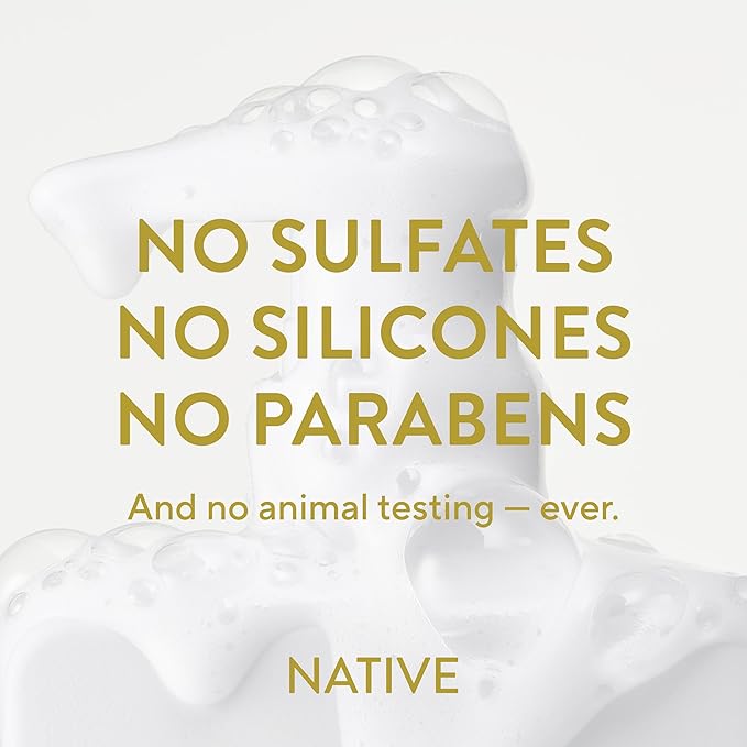 Native Coconut & Turmeric Shampoo and Conditioner Contain Naturally Derived Ingredients | All Hair Types, Color & Treated, Fine to Dry Damaged, Sulfate & Dye Free - 2-Pack