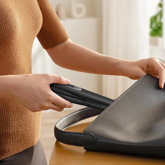 SUNMAY Cordless Hair Straightener, 0.85 Inch Titanium Portable Hair Straightener for Travel, Cordless Mini Flat Iron Hair Straighteners and Curlers 2 in 1, Dual Voltage, On-The-Go & 20S Fast Heat Up