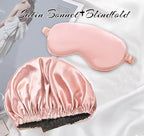 2Pcs Hair Bonnets For Sleeping Satin Bonnet Silk Bonnets For Women Silky Night Caps Womens Curly Hair Sleep Cap